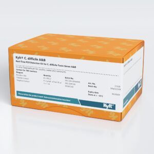 Este kit estÃ¡ diseÃ±ado para la detecciÃ³n de ADN deÂ Clostridioides difficile A & B a partir de muestras porcinas