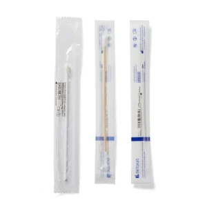 Escobillones Estériles, PS rompible + algodón, Peel-pack