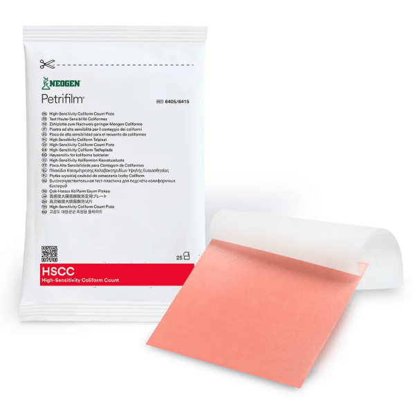Petrifilm™ Alta Sensibilidad para Coliformes HSCC son placas con medio liofilizado para cuantificar coliformes en 24 horas sin necesidad de confirmación y con una mejor sensibilidad que el petrifilm general. Medio listo para usar con larga vida útil