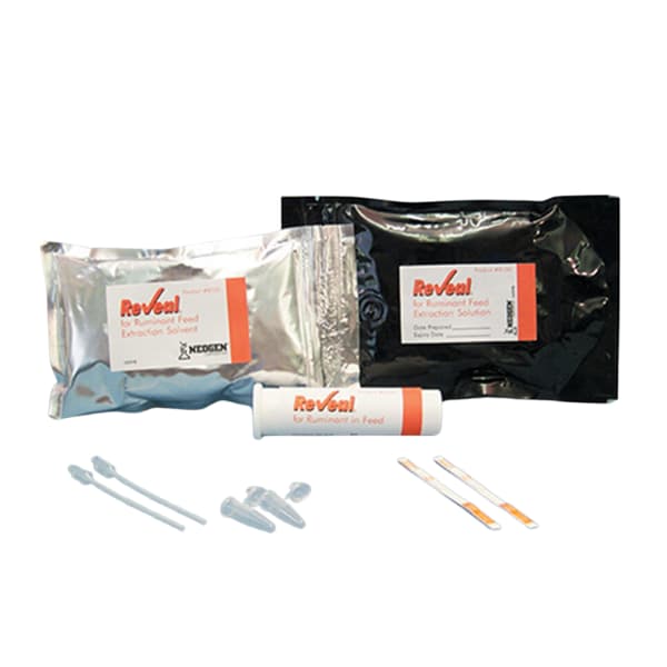 RevealÂ® for Ruminant es un ensayo de flujo lateral que permite la detecciÃ³n cualitativa de proteÃ­nas musculares de rumiantes en alimentos para animales y suplementos. Puede identificar niveles tan bajos como 1% de materiales rumiantes en los productos.