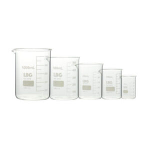 Juego de vasos de precipitados forma baja, LBG 3.3