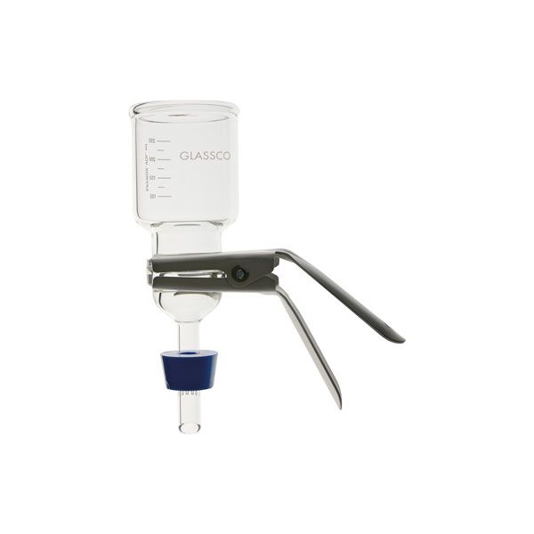 Cuerpo con placa porosa de vidrio 47 mm