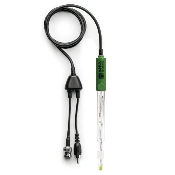 Electrodo digital pH/Temp para EDGE, cuerpo vidrio, muestras difíciles, 1m, conexión plug-in