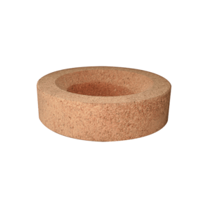 Soporte de corcho natural para balones de fondo redondo de hasta 500 ml. Diámetro interior de 68 mm