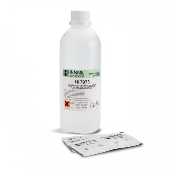 Es una soluciÃ³n de limpieza de proteÃ­nas con propiedades enzimÃ¡ticas formulada para su uso en un electrodo de pH recubierto con depÃ³sitos de proteÃ­nas.