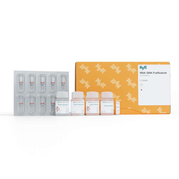 Kit de PurificaciÃ³n de RNA/DNA que permite la purificaciÃ³n simultÃ¡nea de RNA y DNA a partir de una sola muestra diagnÃ³stica veterinaria. Es adecuado para diversos tipos de muestras