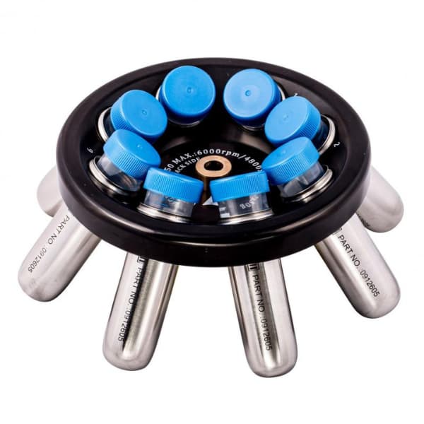 Rotor de alta calidad A8-50 para 8 tubos de 50 mL.