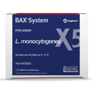 BAX System X5 Listeria monocytogenesÂ es un ensayo de PCR End Point para la detecciÃ³n de L.mono en alimentos