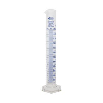 Probeta grad. base hex. clase A, 500 ml, Premium Line