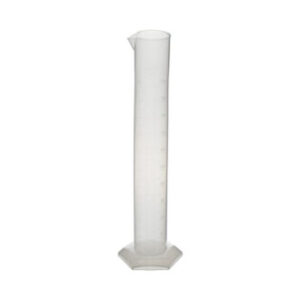 Probeta graduada base hexagonal, PP, clase B, 1000 ml
