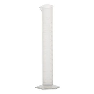 Probeta graduada base hexagonal, PP, clase B, 250 ml