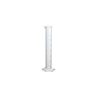 Probeta graduada base hexagonal de PMP, clase B, 250 ml