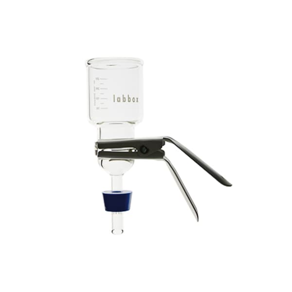 Portafiltros fabricado en vidrio borosilicato 3.3 de calidad superior. Para mÃ¡s informaciÃ³n contactar con Bioser en el 932264477