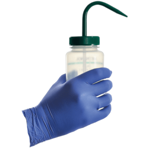Guantes desechables de nitrilo 'Sensitive', No estériles, Sin polvo, talla M (7-8)