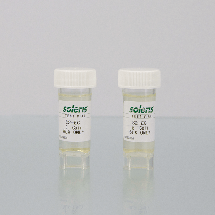 El vial S2-EC detecta Escherichia coli en 18 horas. Con un medio enriquecido y MUG