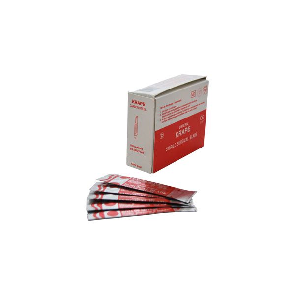 Empaquetadas de forma individual en un resistente envoltorio de aluminio. Esterilizadas mediante radiaciÃ³n gamma.