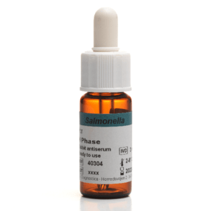 Antisuero diseÃ±ado para la detecciÃ³n de serotipos de Salmonella spp. Para mÃ¡s informaciÃ³n contactar con Bioser al 932264477.
