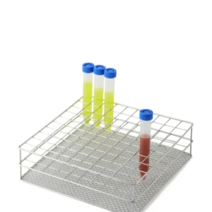 Gradilla Acero Inoxidable - Capacidad 50 Tubos