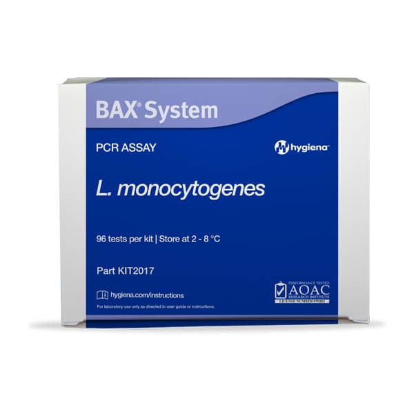 El BAX System Q7 Listeria monocytogenes es un ensayo de PCR End Point para la detecciÃ³n de L. mono en alimentos