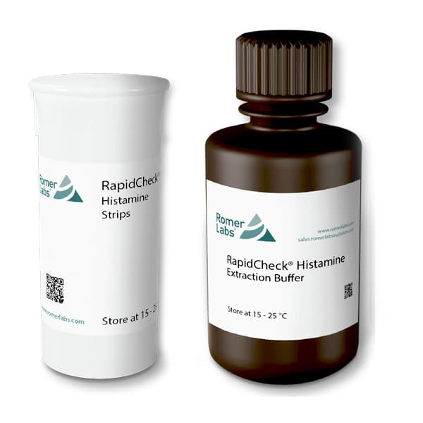 RapidChek® Histamine es un kit de prueba enzimático diseñado para el análisis semicuantitativo de histamina en muestras de pescado fresco y congelado.