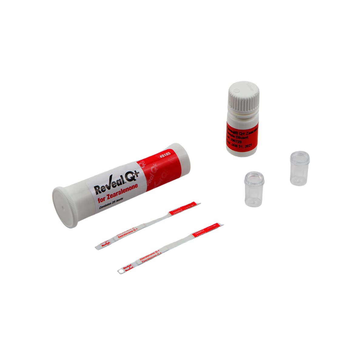 RevealÂ® Q+ para Zearalenona es un ensayo inmunocromatogrÃ¡fico de flujo lateral de un solo paso y diseÃ±ado para la detecciÃ³n cuantitativa de zearalenona.
