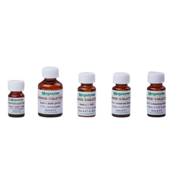 El kit de ensayo de L-arabinosa y D-galactosa utiliza un mÃ©todo UV simple