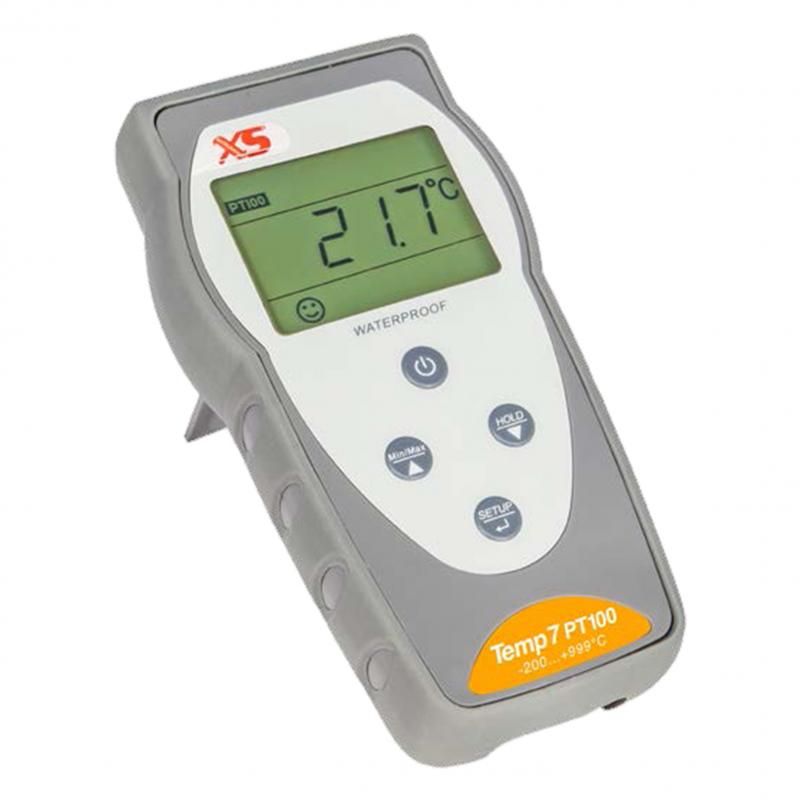 El termÃ³metro portÃ¡til TEMP 7 es un termÃ³metro de uso general para mediciones con mucha precisiÃ³n en todo tipo medios