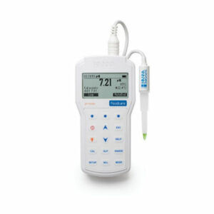 pHmetro portátil (pH/mV/Temp) impermeable, registro con salida USB, electrodo penetración para alimentos semisólidos