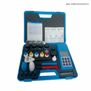 Maletín Potables con Turbidez, Checker Cloro Libre, Color, pH, CE y Tª (HI93713+HI701+HI727+HI98107+HI98304+HI98501)