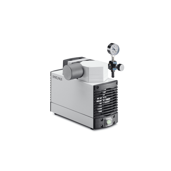 La bomba de vacÃo Microsart Maxi-vac es un equipo potente y eficiente para aplicaciones de filtración en microbiologÃa industrial. Con una capacidad de flujo de hasta 22 L/min