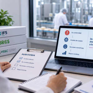Top 5 de no conformidades GFSI y acciones correctivas eficaces