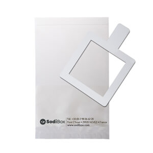 Plantilla estéril para esponja de muestreo 10 x 10 cm
