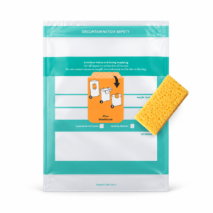 Sterisponge, peptona tamponada,10% neutralizante, 10 ml, guantes, bolsa unitaria